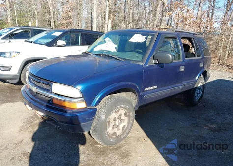 2004 Chevrolet Blazer Ls from USA, damaged, VIN 1GNDT13X84K106589